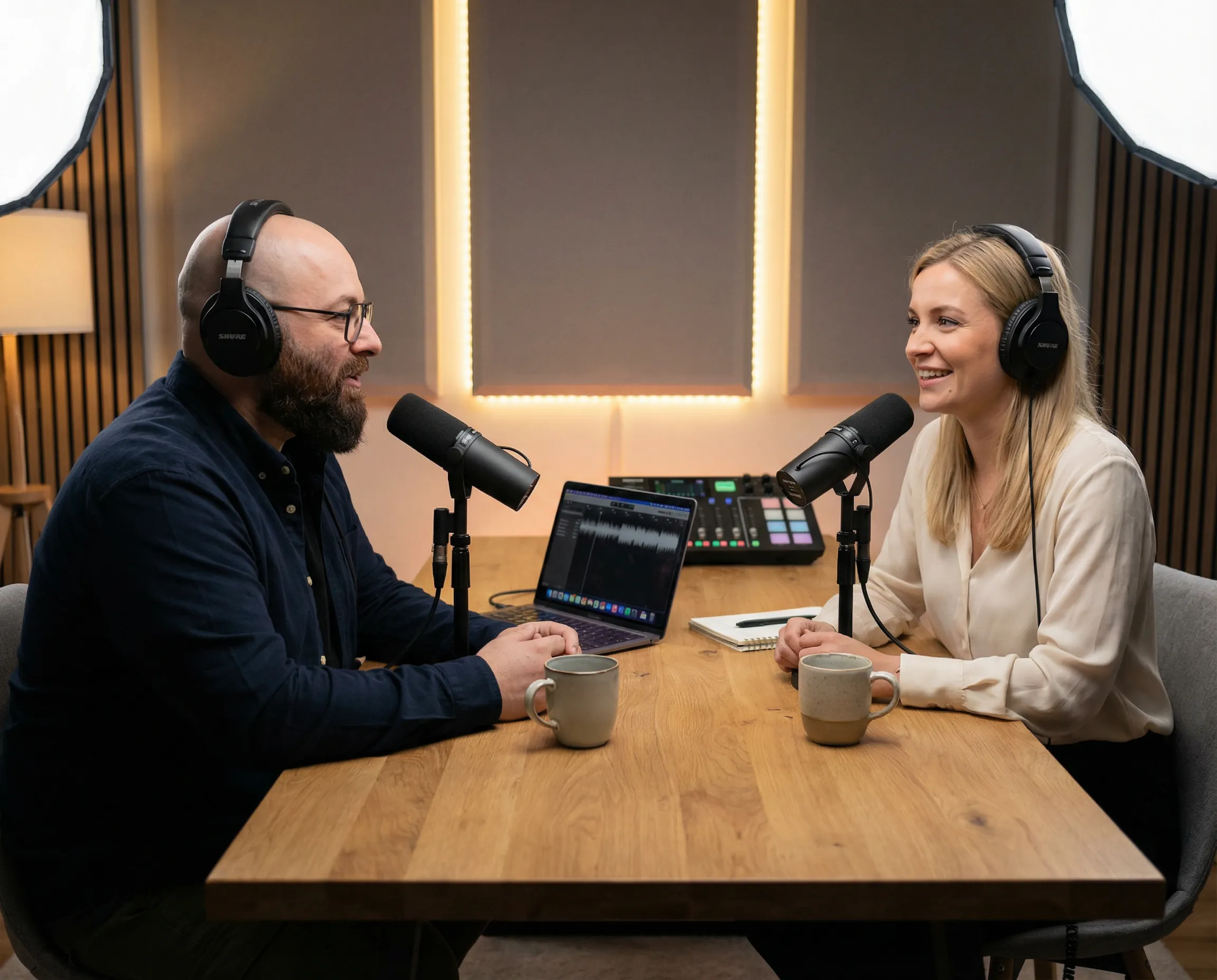 Podcast- und Videostudio von AF-mediaGROUP Studio in Saarbrücken